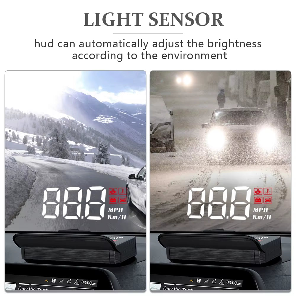 WYING M3 OBD2 GPS HUD Digital Speedometer for Cars