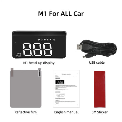 WYING M3 OBD2 GPS HUD Digital Speedometer for Cars